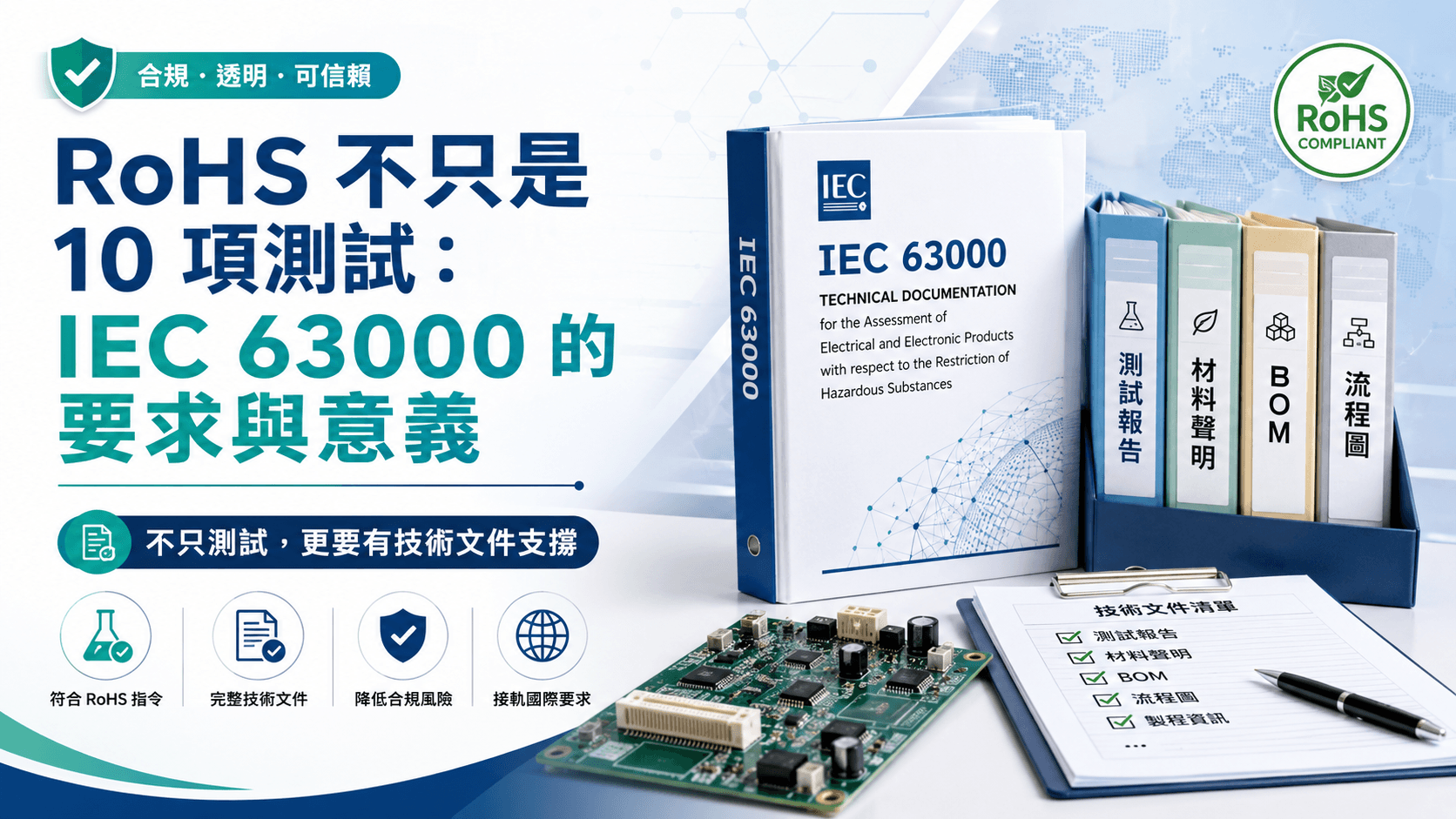 什麼是RoHS (三) -被人忽略的技術文件 EN 50581 / IEC 63000